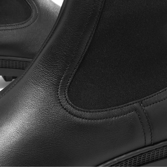 LOEWE Rubber-trimmed leather Chelsea boots, Size 10 US/43 EU - Picture 3 of 6